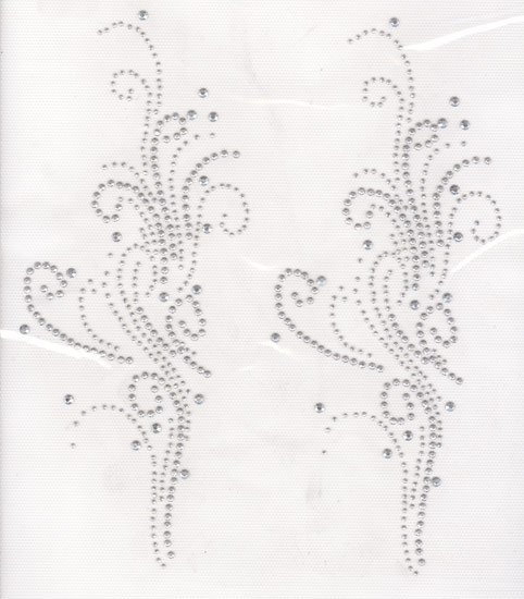 Узоры из страз трафарет