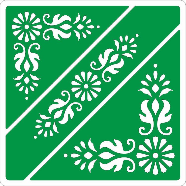 Трафарет буквы на клеевой основе