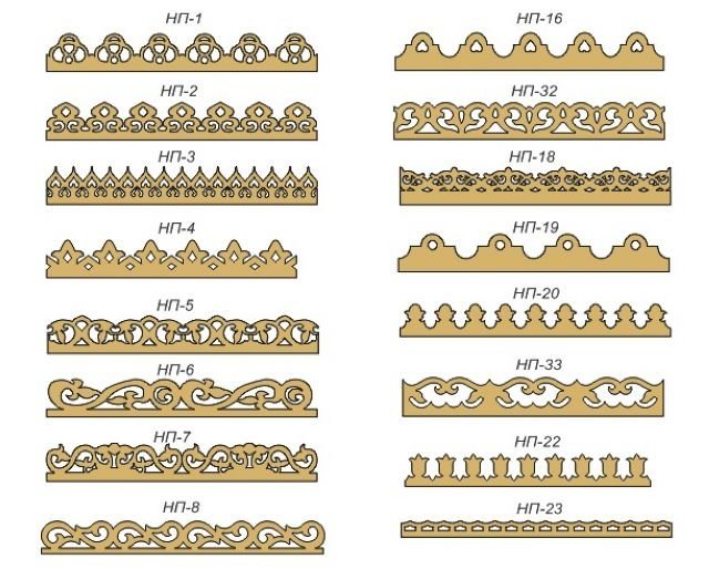 Наличники резные для архикад