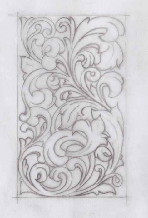 Орнаменты для плоскорельефной резьбы по дереву