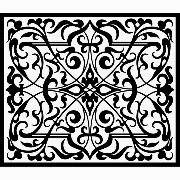 Векторный узор квадрат