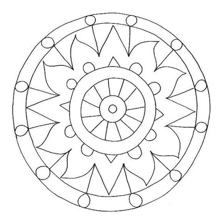 Орнамент в круге