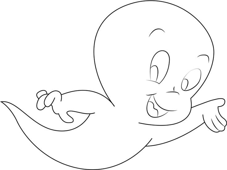 Каспер трафарет