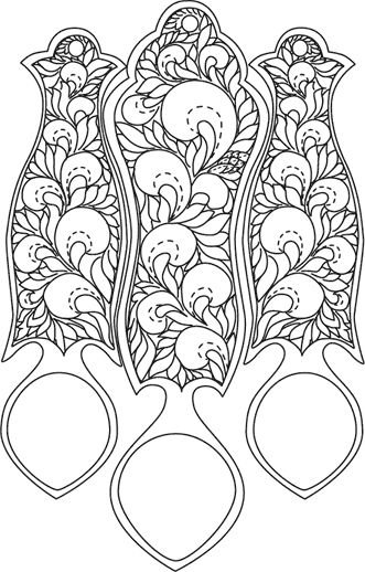 Резьба Кудринка орнамент