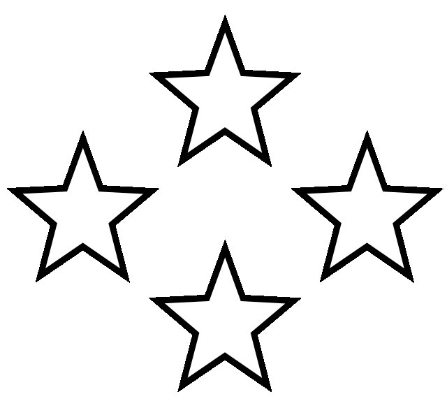 Трафарет Звёздочки