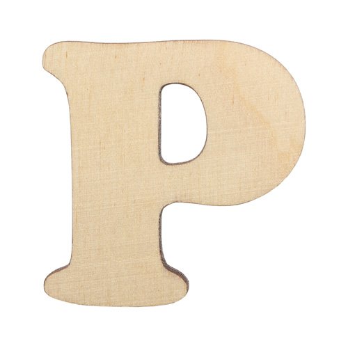 Буква р деревянная