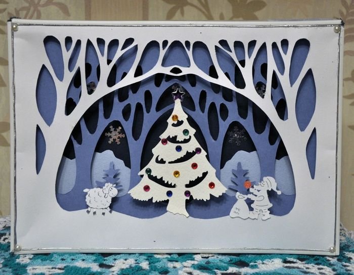 Поделки из бумаги на новый год