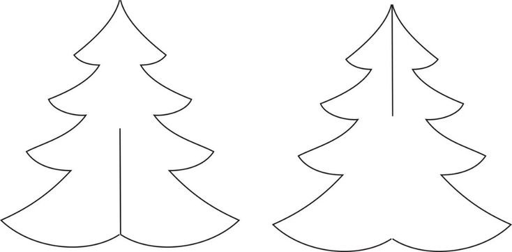 Шаблон елки