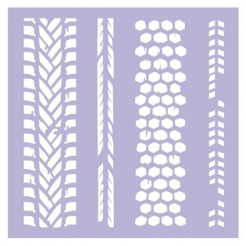 Трафарет протектора шин для торта