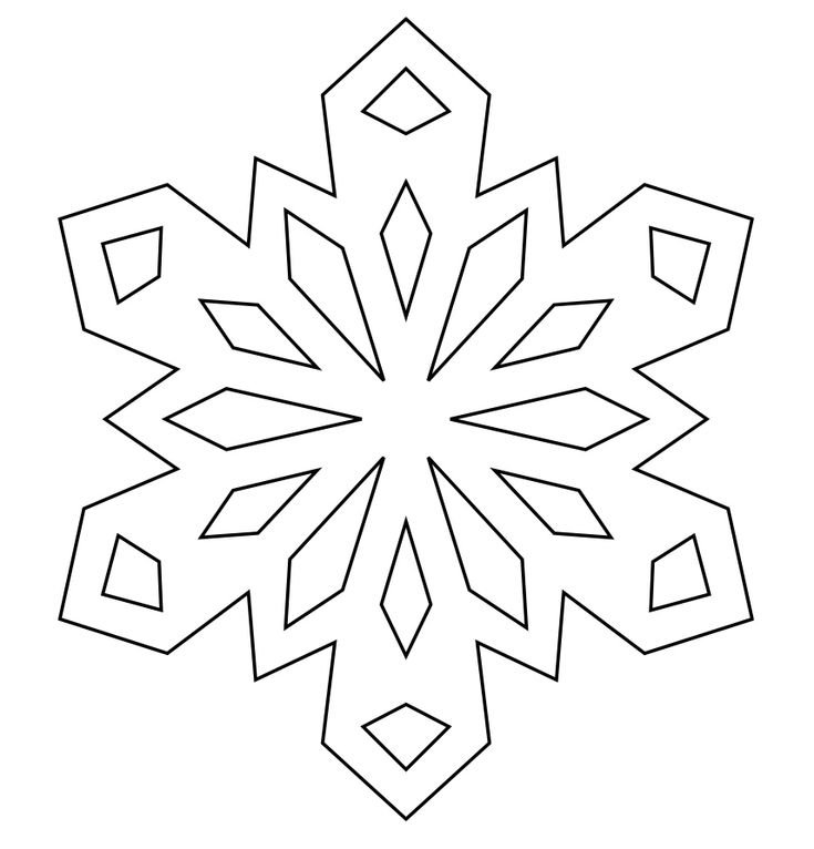 Снежинки для вырезания