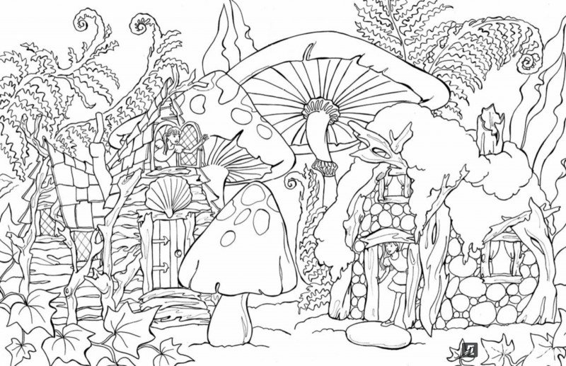 Сказочные раскраски