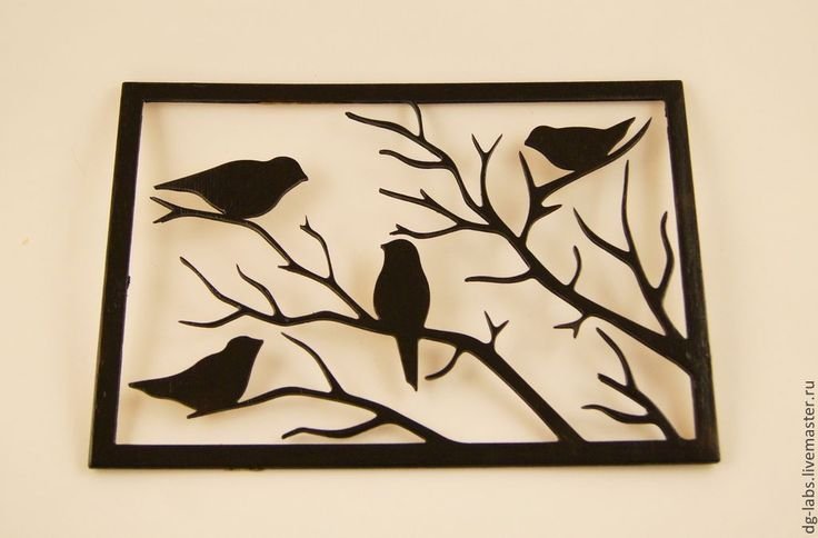 Декоративное панно на стену из дерева