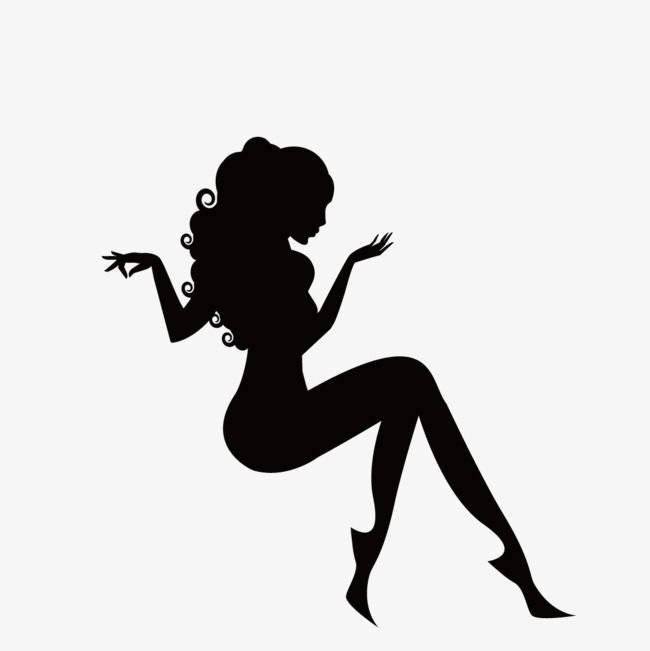 Трафарет девушки для торта