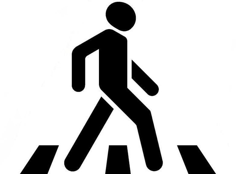 Пешеход силуэт