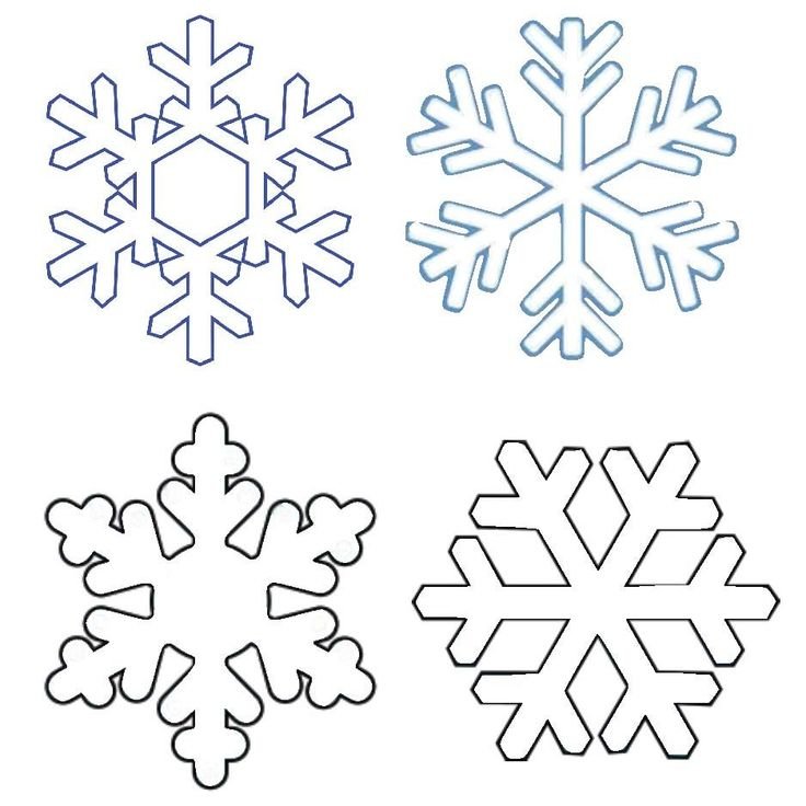 Снежинки для вырезания