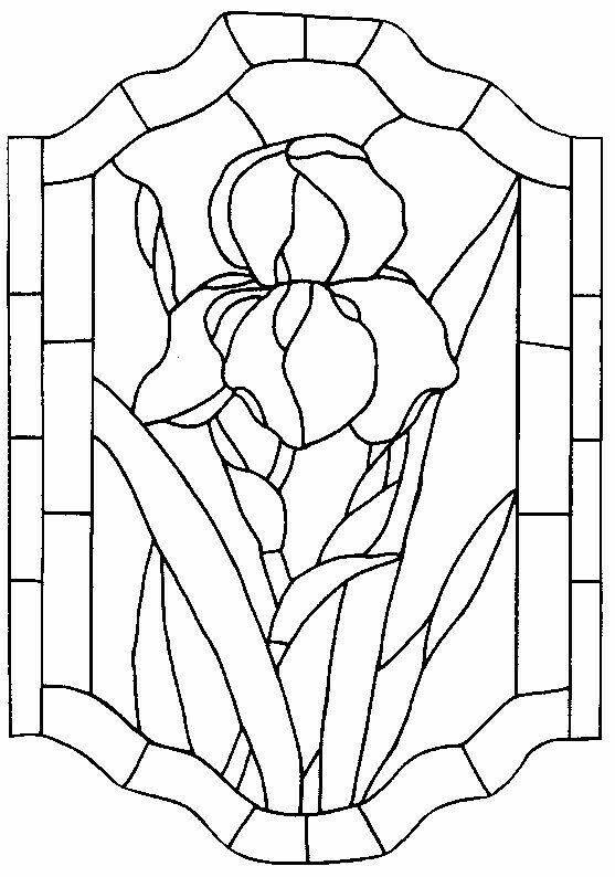 Витраж контур