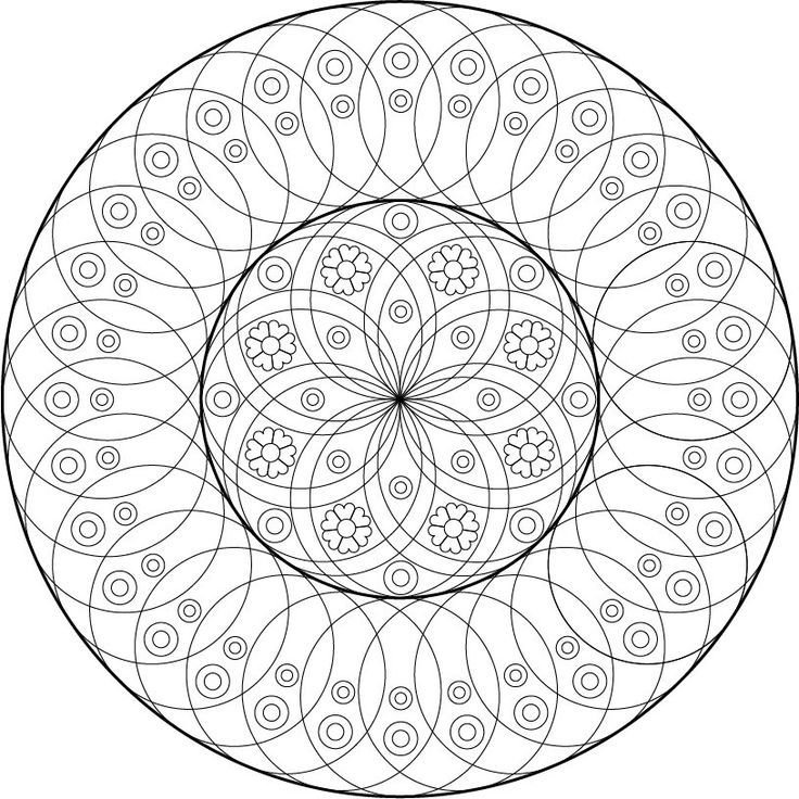 Мандала круглая