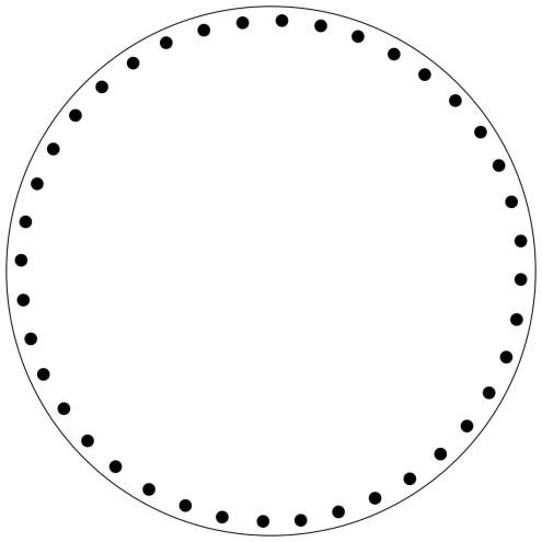 Трафарет круги