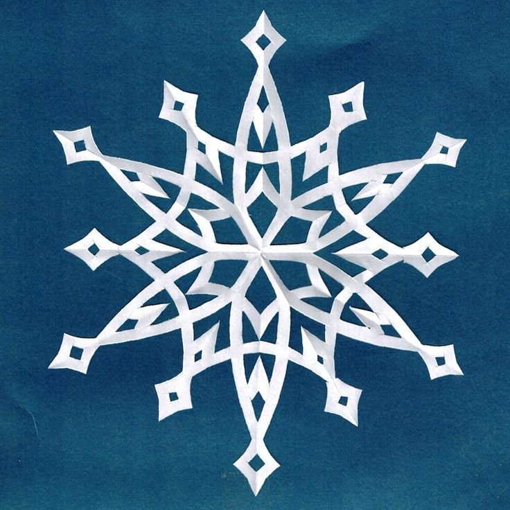 Красивые снежинки