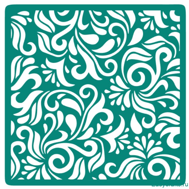 Трафарет на клеевой основе