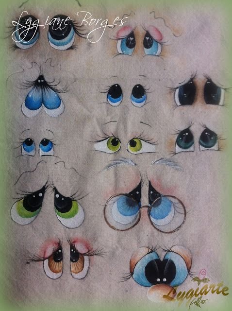 Веселые глазки для поделок