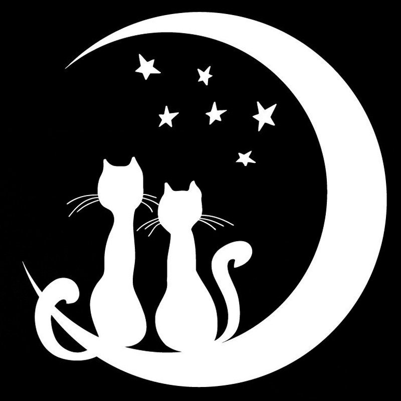 Трафареты кошек для декора