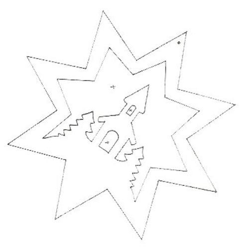 Снежинки трафареты для вырезания на окна
