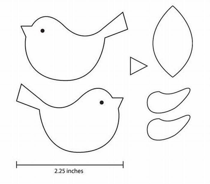 Трафарет для декора Птицы, 21х31 см, Трафарет-Дизайн
