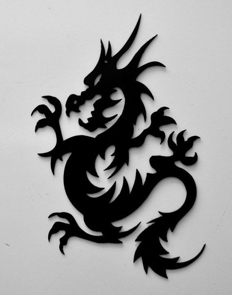 дракон для резьбы