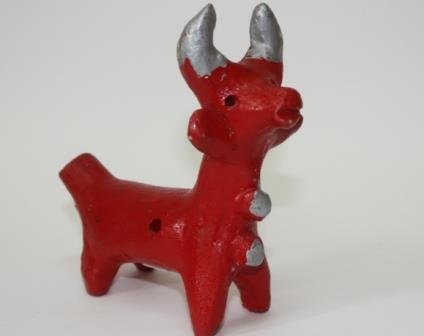 Абашевская игрушка коровка