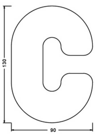 Трафареты букв для подушек