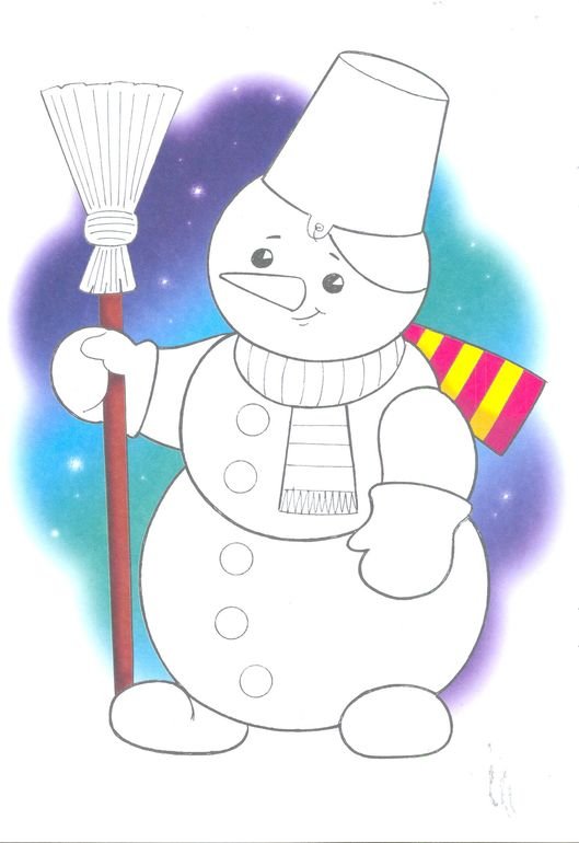 Заготовки для снеговика