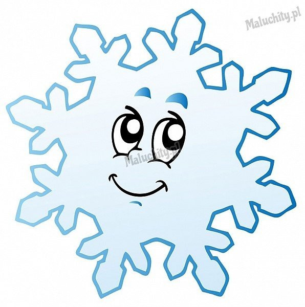 Снежинки с рожицами