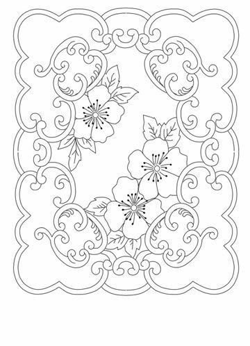 Вышивка Ришелье схемы