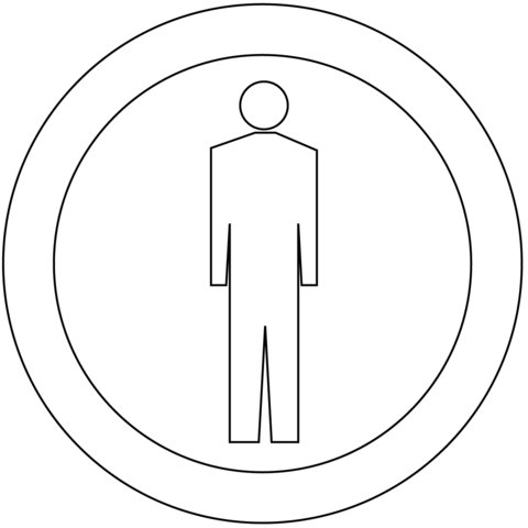 Пешеходные знаки раскраска