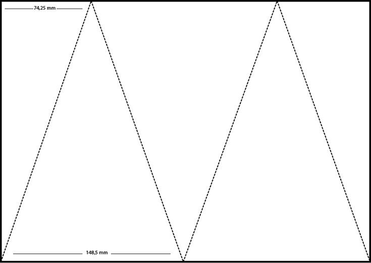 Макет флажка для печати
