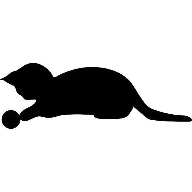 Силуэт кота