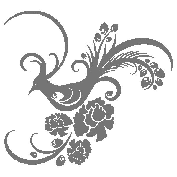 Хохлома трафарет