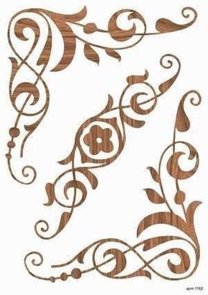 Трафареты для декора мебели