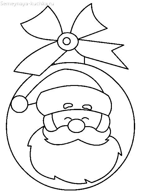 Трафареты для поделок на новый год
