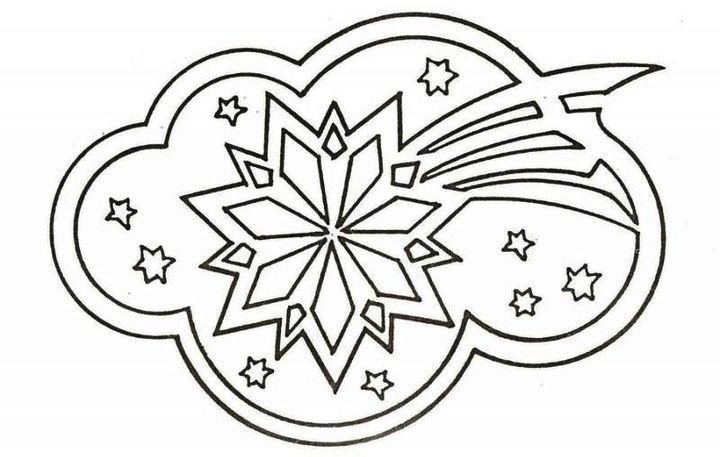 Вытынанки на окна новогодние