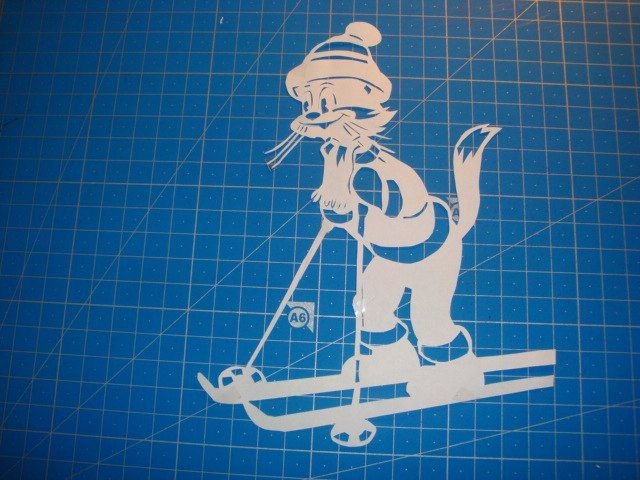 Простоквашино на окне к новому году