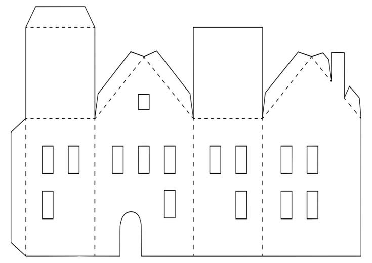 Развертка домика