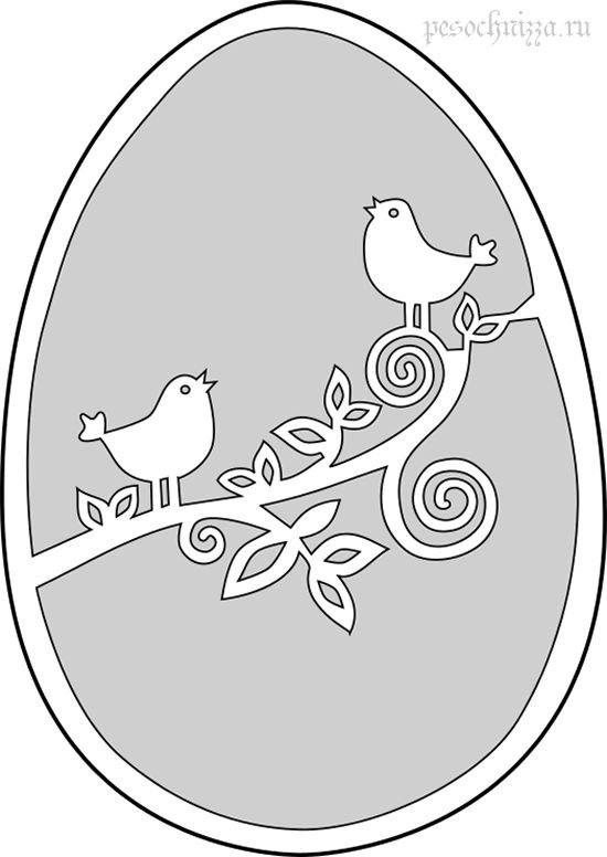 Пасхальные вырезалки на окна