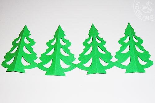 Елочка для вырезания