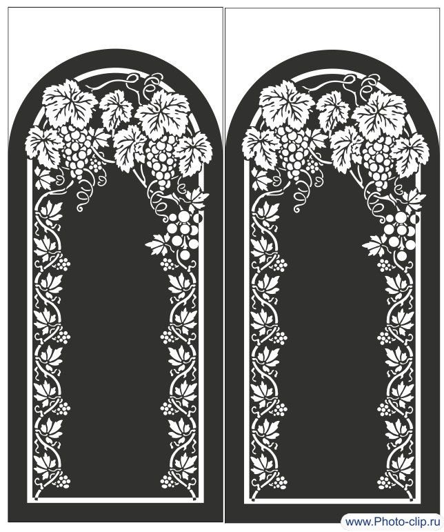 Арка трафарет