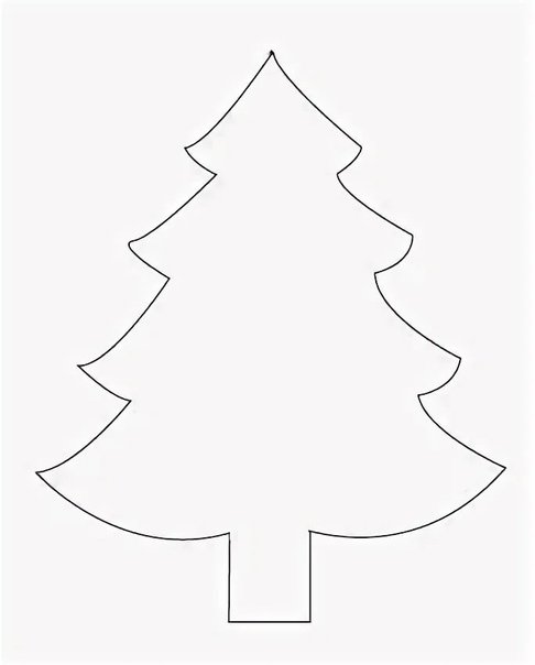 Шаблон елки