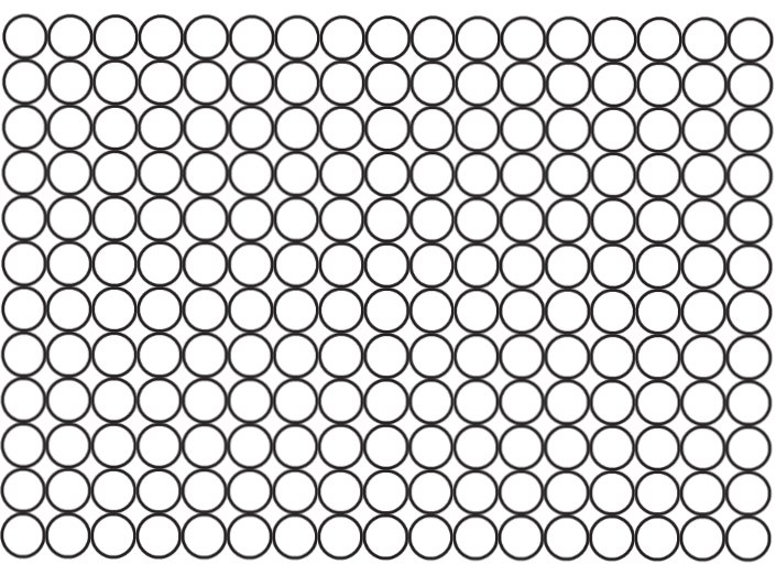 Лист в кружочек