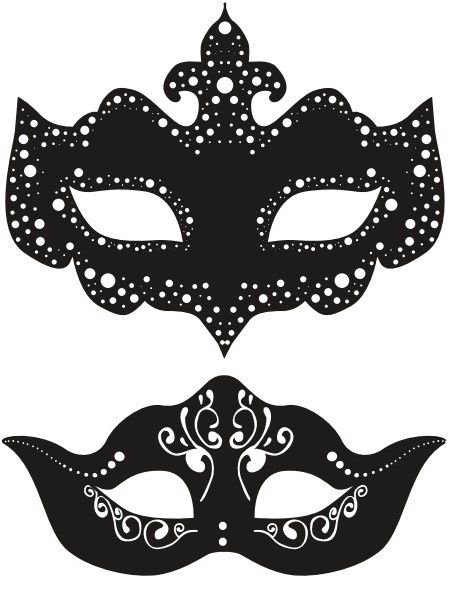 Трафарет - маска