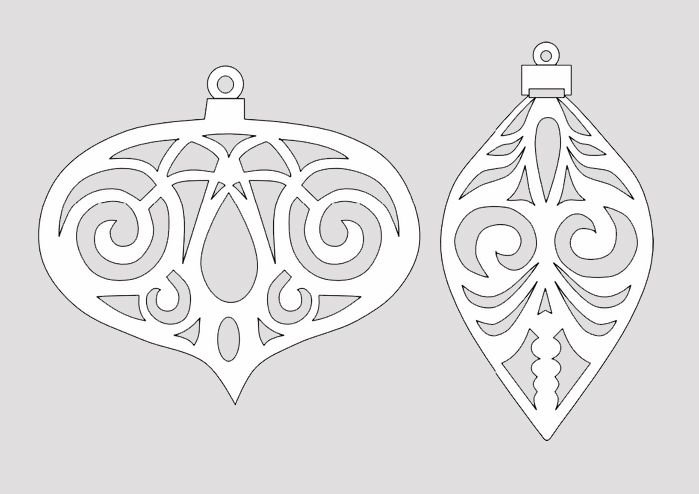 Украшения на окна шары